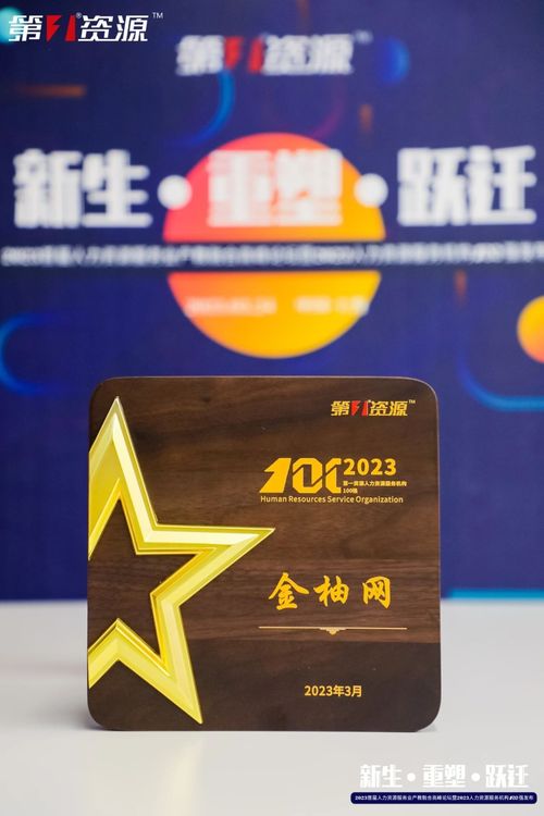 金柚网四度蝉联“2023年度人力资源服务机构100强”，彰显行业领先实力
